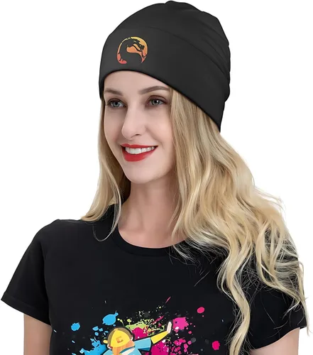 Vista 4 de Gorros de lana vikingo con diseño de dragón vikingo para hombre, impresión 3D de mito nórdico Jormungandr invierno cálido elástico fino gorro