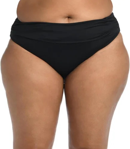 Vista 4 de La Blanca Women's Island Goddess Halter Triangle Swimsuit Top & Hipster Swimsuit Bottom