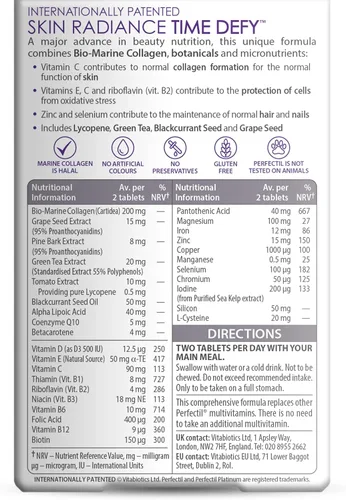Vista 5 de Vitabiotics Perfectil Platinum Skin Radiance 60 Tabletas