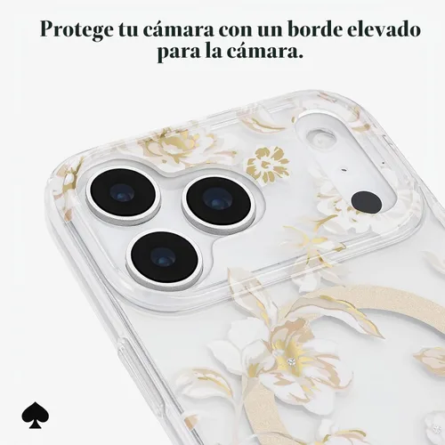 Vista 5 de kate spade new york Funda para iPhone 18 Pro Max - Toile de otoño