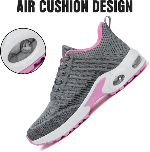Vista 2 de Mishansha Women's Walking Shoes Lightweight Air Cushion Running Jogging Sneakers