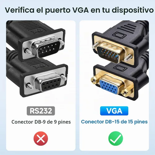 Vista 4 de Cable Matters Cable de extensión VGA, HD15 VGA macho a hembra, 6 pies