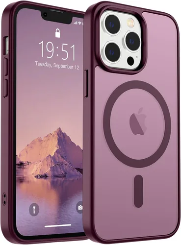 Vista 99 de SUPFINE Funda magnética para iPhone SE 2022 (3ª)/2020 (2ª), iPhone 8 (compatible con MagSafe) (protección contra caídas de grado militar), funda