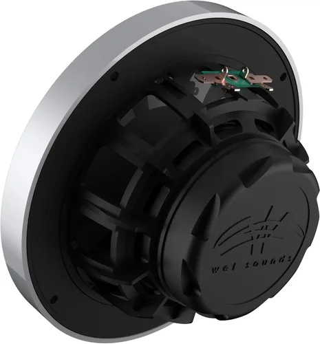 Vista 8 de Wet Sounds WS-MC-2 Radio marina con 1 par de sonidos húmedos OEM reemplazo 65ic-S serie XS cono plateado 6.5" par de altavoces coaxiales
