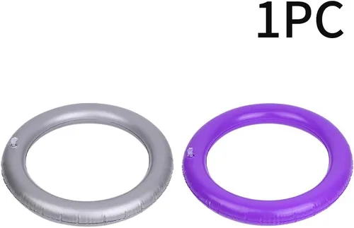Vista 6 de Base de pelota de yoga, anillo fijo redondo de PVC antideslizante estable, pelota de fitness para gimnasio en casa, oficina, mejora el dolor