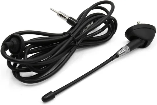 Vista 5 de uxcell Radio universal de montaje en techo de coche negro FM AM