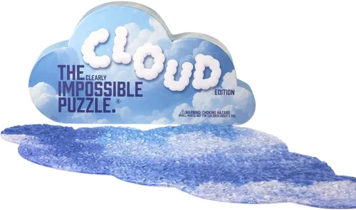 Vista 12 de The Clearly Impossible Puzzle ® - Rompecabezas de 100 piezas - Clear Difficult - Piezas de borde falso - Rompecabezas duro transparente - 100 piezas