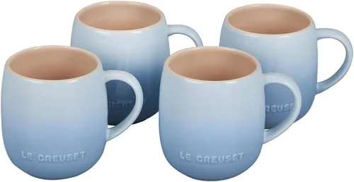 Vista 11 de Le Creuset - Juego de 4 tazas Heritage de cerámica, 13 onzas cada una, alcachofa Artichaut