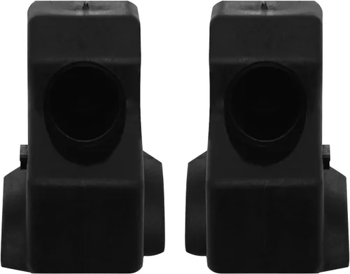 Vista 4 de 1 par de topes de goma negros para portón trasero izquierdo y derecho compatibles con Ford F-150 caja de 5.5/6.5 pies 2015-2020, limitador de parada