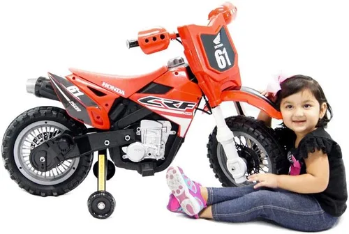 Vista 4 de Best Ride on Cars Honda CRF250R Dirt Bike 6V Rojo