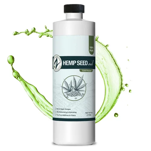 Vista 12 de Aceite de cáñamo, antiinflamatorio, alivio del dolor, 100 % puro, prensado en frío, Omegas Vegano de alta calidad 3 y 6, sin rellenos ni aditivos