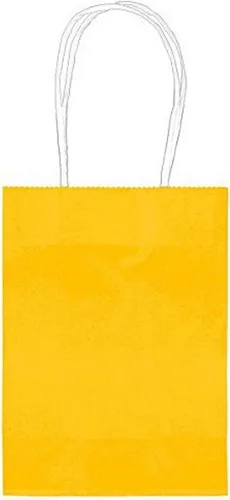 Vista 9 de Kiwi - Bolsas de papel kraft verde para fiestas, 5 pulgadas, 1 unidad, perfectas para eventos temáticos de colores y regalos
