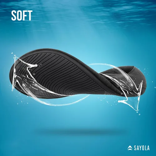 Vista 3 de Zapatos acuáticos para natación, playa, piscina, yoga y surf, con secado rápido, sensación descalza y estilo calcetín (SB001)