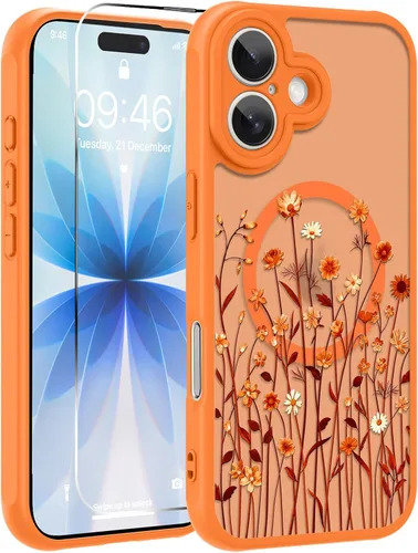 Vista 24 de OOK Funda magnética para iPhone 11 [compatible con MagSafe] Funda delgada mate translúcida negra para iPhone 11, funda protectora de lente de Negro