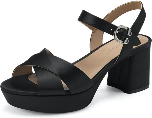 Vista 14 de Aerosoles Sandalias de tacón Cosmos para mujer Cuero Beige Beige