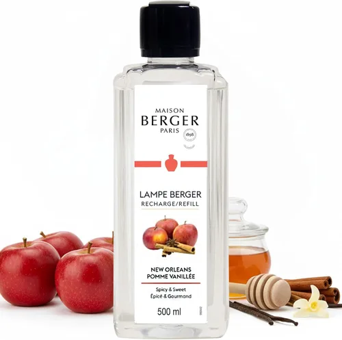 Vista 50 de MAISON BERGER Lampe Berger Recambio, 16.9 fl oz, Amber's Sun Catalytic Lamp Fragrance Refill, Helps Neutralize Odors, ~80 h Fragrance Diffusion