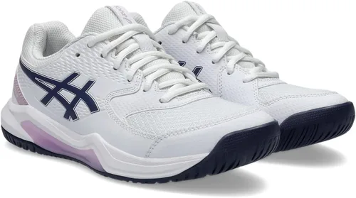 Vista 16 de ASICS Zapatillas Tenis Mujer Dedicate 8 Blanco Plata