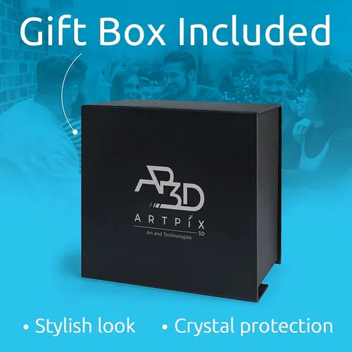 Vista 6 de ArtPix 3D Foto de cristal, regalos personalizados de Navidad para esposa, mujer, mamá, ella, él, hombres, madre, abuela, gran regalo personalizado