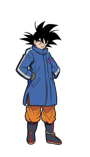 Vista 2 de FiGPiN Dragon Ball Super Broly Movie Goku Classic - Collectible Pin with Premium Display Case - Not Machine Specific