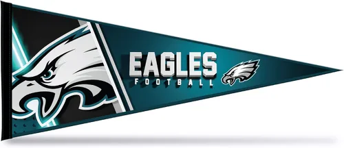 Vista 8 de Rico Industries NFL Football Primary 12" x 30" Felt Wall Décor Pennant - Great for Home/Bed Room/Man Cave Décor
