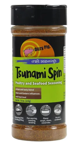 Vista 6 de Dizzy Pig Barbecue Company - Condimento de fusión asiática para tsunami (coctelera de 8 onzas, dos unidades)