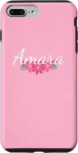 Vista 9 de iPhone 14 Amara - Funda personalizada para teléfono con diseño floral, color rosa
