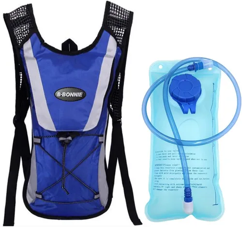 Vista 11 de Monvecle - Mochila de agua con vejiga para andar en bicicleta /Senderismo, escalar + 2L Bolsa de hidratación