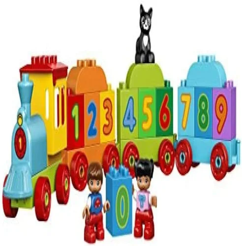 Vista 3 de LEGO Duplo, mi primer tren de números 10847, de preescolar
