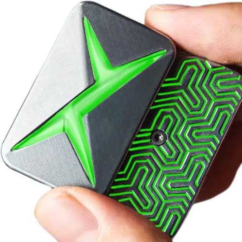 Vista 12 de Paquete de 2 juguetes para ansiedad, tarjeta magnética de metal háptico, tarjeta de póquer deslizante, juguetes EDC para adultos, aliviar el estrés