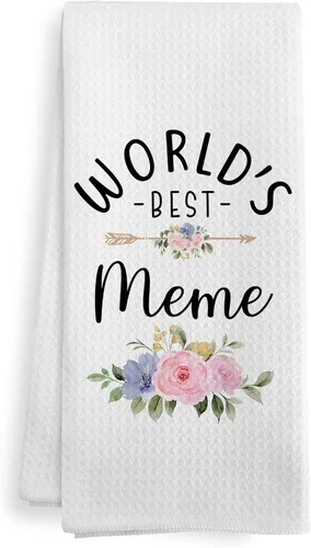 Vista 16 de World's Best Babcia - Toallas de mano para cocina, regalos para abuela de nietos, nietos, día de la madre, Navidad, cumpleaños, toalla de cocina