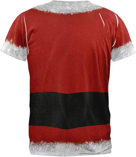 Vista 2 de Santa Claus Costume playera de All Over para adultos