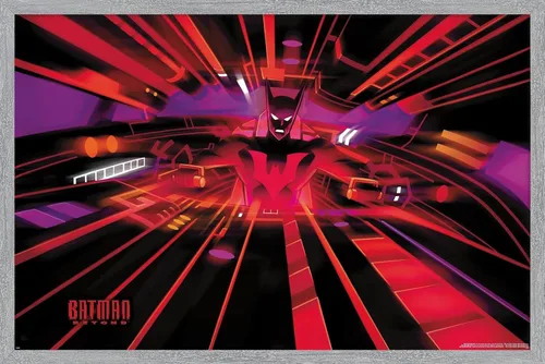 Vista 16 de Trends International DC Comics TV Batman Beyond - Póster de pared de bañera, 22.4 pulgadas de largo x 14.7 pulgadas, versión enmarcada en madera