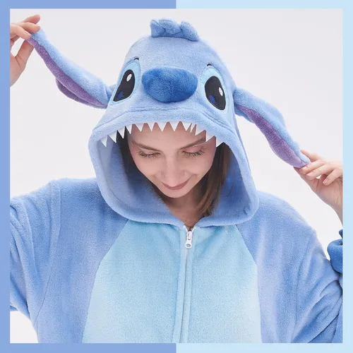 Vista 2 de GONAAP Unisex Adult Onesie Pajamas Animal One Piece Costume Cosplay Sleepwear