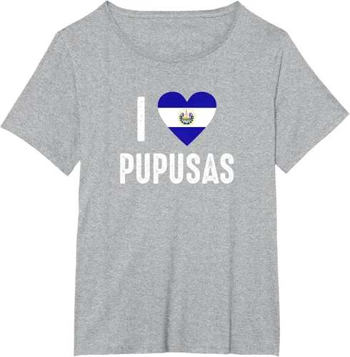 Vista 92 de Camiseta I Love Pupusa from El Salvador