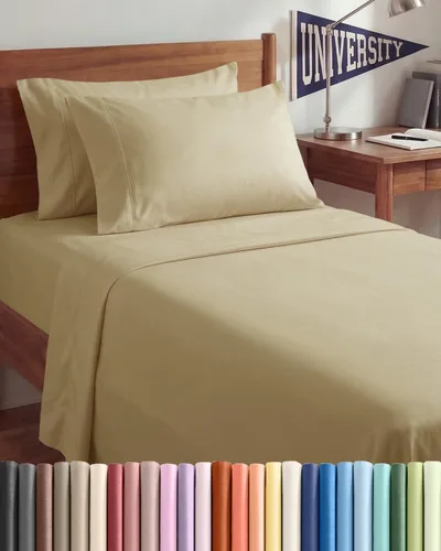 Vista 141 de Juego de sábanas Twin de 4 piezas - Cómodo, transpirable y refrescante - Juego de ropa de cama de lujo de hotel ultrasuave con bolsillos profundos
