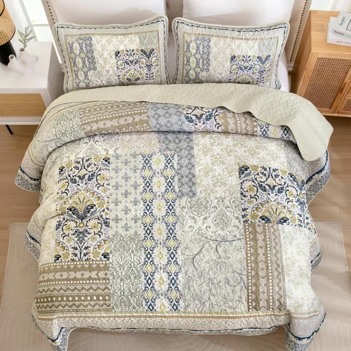 Vista 4 de WONGS BEDDING 01UAC120033K01AB - Edredón de retazos