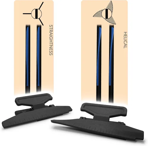 Vista 4 de Arrow Fletching Jig with Straight and Right Helical Clamp, Archery Fletches Stick Tool for DIY Shafts Crossbow Bolts