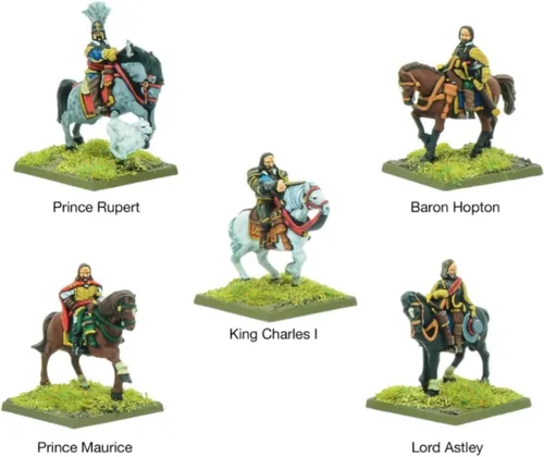Vista 2 de Warlord Games Pike & Shotte Epic Battles - English Civil Wars Royalist Commanders Military Table Top Wargaming Plastic Model Kit 212413001