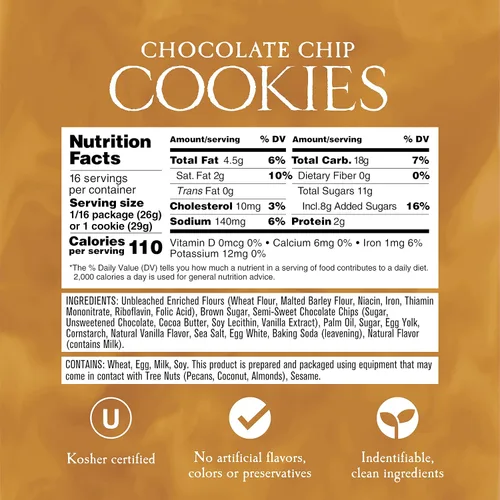 Vista 6 de Sticky Fingers - Mezcla de galletas con chispas de chocolate – Mezcla seca para hornear galletas caseras con chispas de chocolate, hecha con chispas