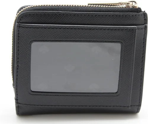 Vista 3 de Kate Spade Staci - Cartera plegable con cremallera en L, color negro, Negro -, Billetera plegable