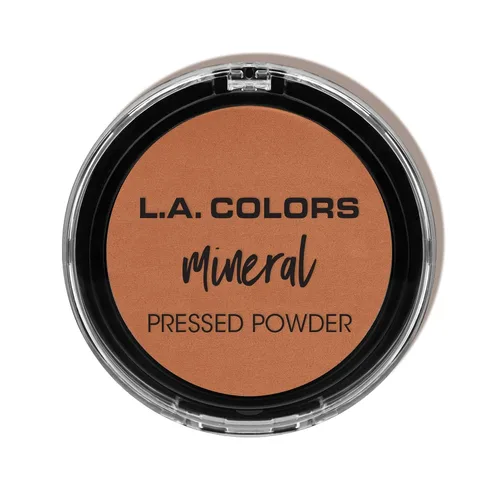 Vista 22 de L.A. COLORS Polvo Mineral Prensado, Tono Clásico CMP377 Tan clásiico