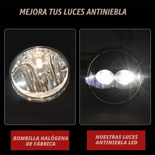 Vista 2 de BUNKER INDUST Luces antiniebla LED para 2007-2013 GMC Sierra 1500/2007-2014 Sierra 2500HD 3500HD, Kit de luces antiniebla de repuesto para Fog Lights