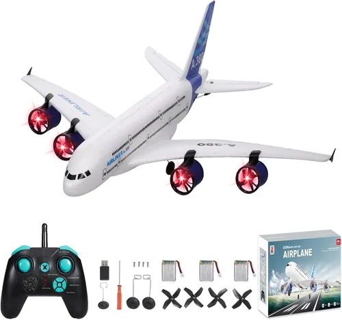 Vista 10 de Avión RC GoolRC A380, avión de control remoto 2.4G 3CH, avión RC fácil de volar para principiantes, modelo de planeador de ala fija de espuma EPP