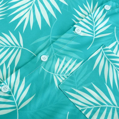 Vista 67 de KYKU - Camisa hawaiana funky para hombre, ropa tropical para vacaciones en Palm Beach
