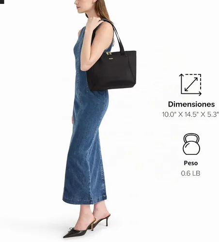 Vista 7 de TUMI Just In Case Tote - Bolsa de viaje plegable para mujeres y hombres - Lleva accesorios de viaje fácilmente Verde alpino