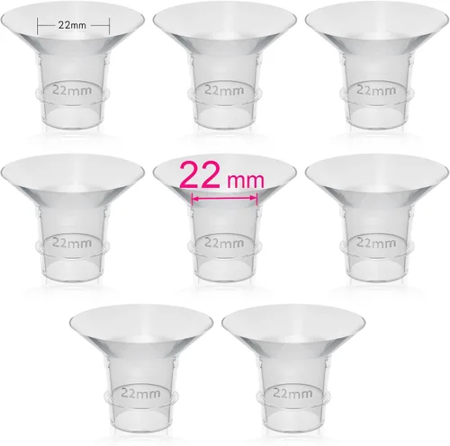 Vista 14 de Inserto de brida de 0.472 in compatible con brida de 0.945 in/escudo de extractores de leche, para Momcozy S9 Pro S10 S12 Pro Medela Spectra Elvie