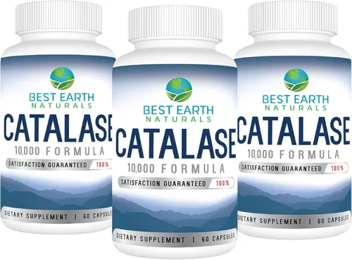 Vista 11 de Best Earth Naturals Suplemento Catalase 10,000 con Saw Palmetto, Biotina, Fo-Ti, PABA - Suplementos capilares para cabello fuerte - 60 cápsulas