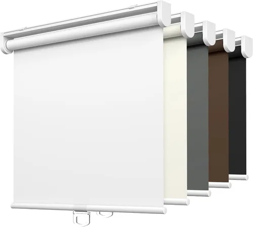 Vista 9 de LazBlinds - Persianas enrollables sin herramientas, sin taladro, sin cuerdas, para ventanas, protección UV, aislamiento térmico, filtro de luz