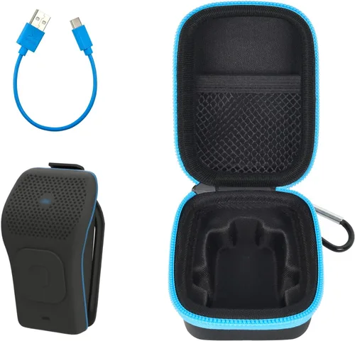 Vista 2 de ANKHOH Estuche de viaje para altavoz portátil con clip Bluetooth Noxgear Negro