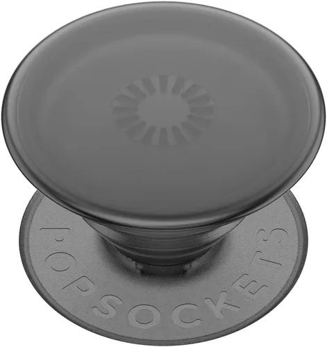 Vista 16 de Agarre para teléfono PopSockets con soporte expansible, agarre adhesivo - aluminio negro